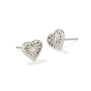 Kendra Scott Anna Heart Sunburst Stud Earrings
- Silver NWT